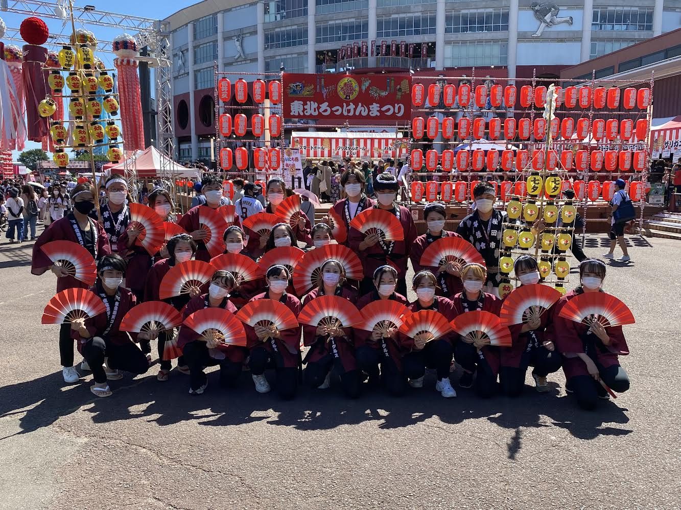 仙台七夕まつりのイベントに出演したBettyのメンバー